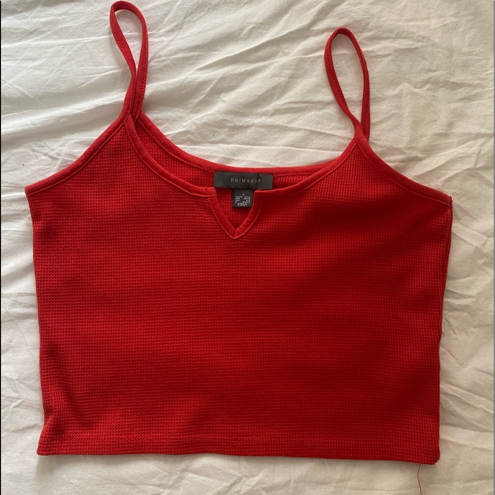 primark red top